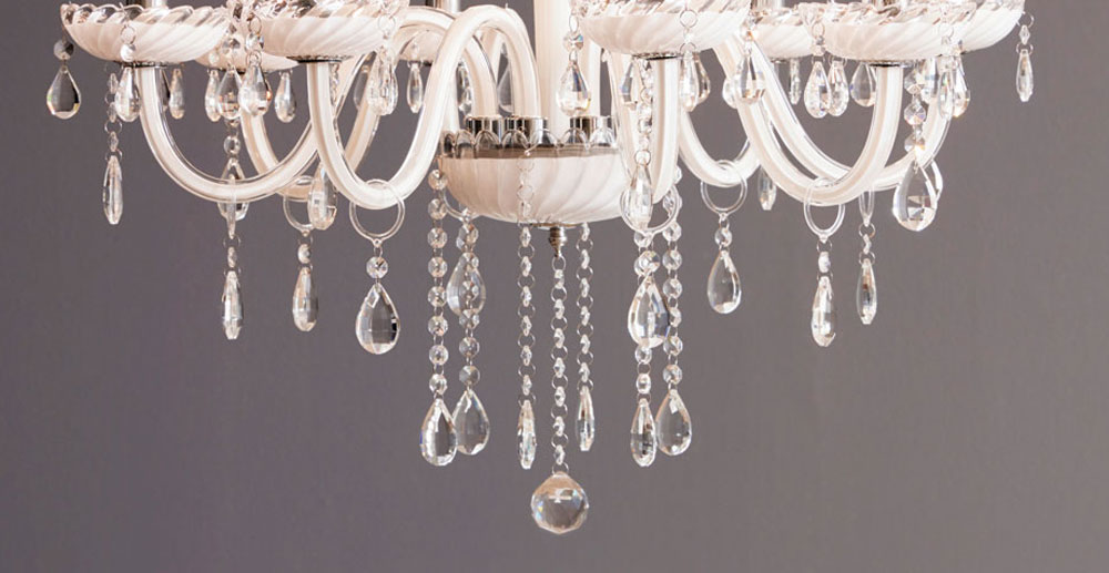 Classic chandelier with crystals