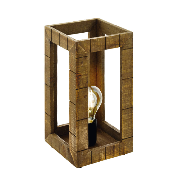 Rustic table lamp TAKHIRA