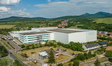 EGLO plant in Pásztó, Hungary